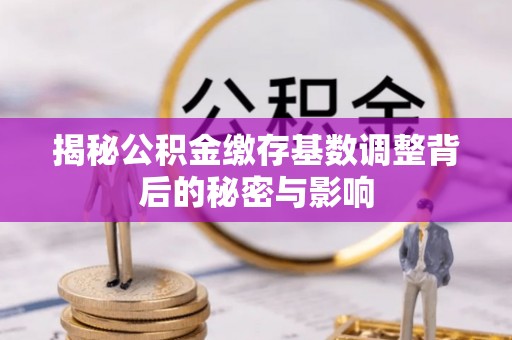 曲江揭秘公积金缴存基数调整背后的秘密与影响